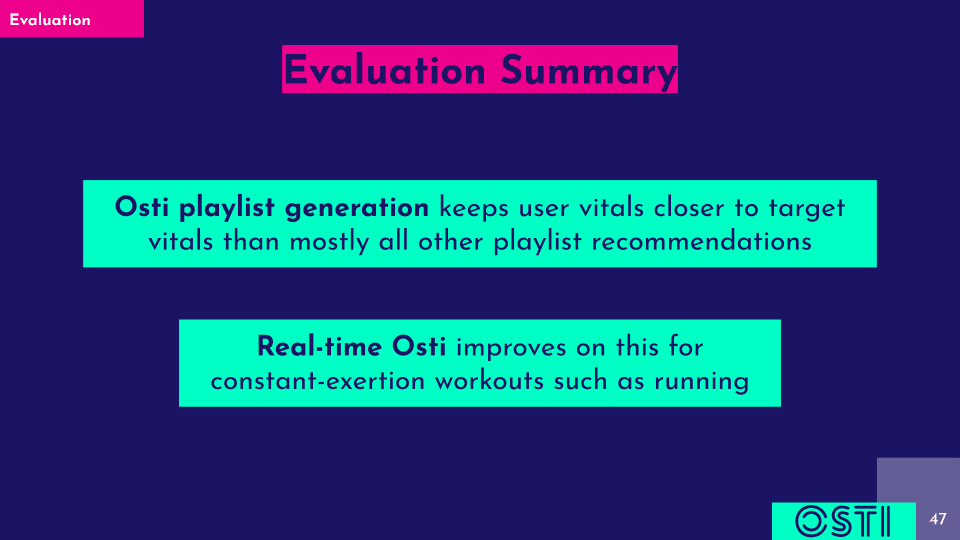 Evaluation - Osti